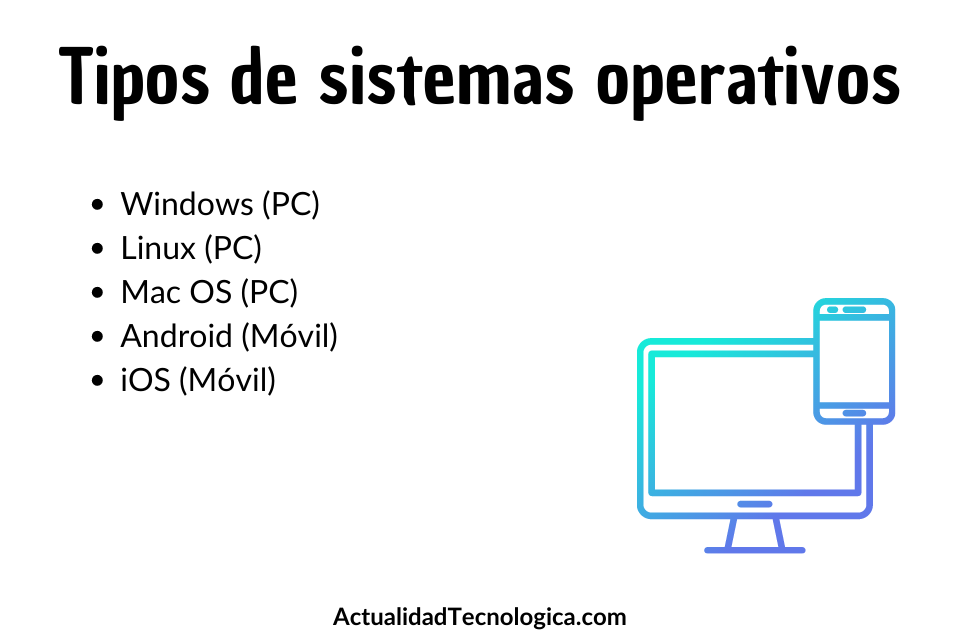 5 Principales Tipos De Sistemas Operativos Actualidad Tecnologica 2022 2972